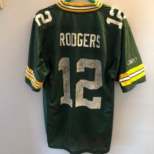 NFL aaron rodgers green bay packers jersey